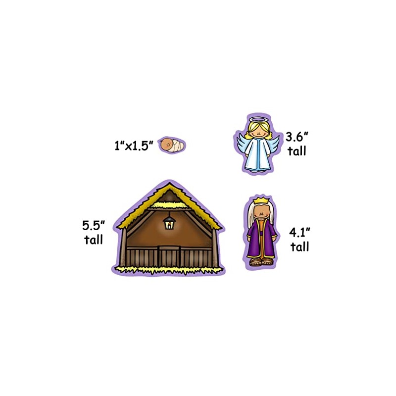 Story Time Felts Nativity Felt Figures Flannel Board Stories 25