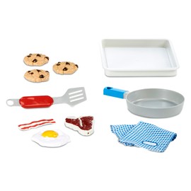 Little Tikes First Oven Realistic Pretend Play Appliance for Kids, Play Kitchen with 11 Accessories and Realistic Cooking Sounds, Unique Toy Multi-Color, Ages 2+