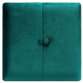 COWFEX Velvet Big Chunky Necklace Gift Box Showcase Jewelry Pearl Necklace Storage Case (Green)