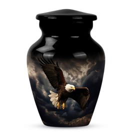 Black Eagle Fly Urns for Human Ashes Adult Male - Small Keepsake Urn for Human Ashes Adult Women - Funeral Mini Cremation Ashes 3Inch