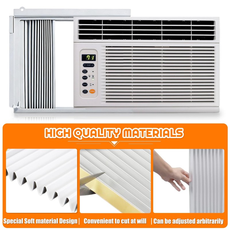 HUAREW Window Air Conditioner Side Panel with Frame