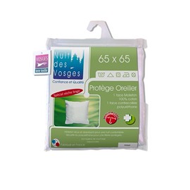 Nuit des Vosges 211631 Arnaud Pillow protector Waterproof/Cotton White 65x 65 cm