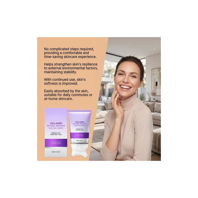 Crema Gua Sha Colágeno Retinol Lifting Hidratante Cuello