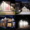 HANNAHONG 10W LED Motion Sensor Flood Light Plug in,PIR Induction