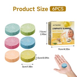 6Pcs Shower Steamers Aromatherapy Shower Tablets Natural Essential Oils Scented Shower Bombs Relaxation Gifts for Home Self Care & SPA Shower Steamers Gifts for Women and Men