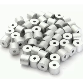 Unbranded/Generic Aluminum Swage Stops for 1/16" Wire Rope Cable: 100, 200, 500 and 1000 pcs - 1000