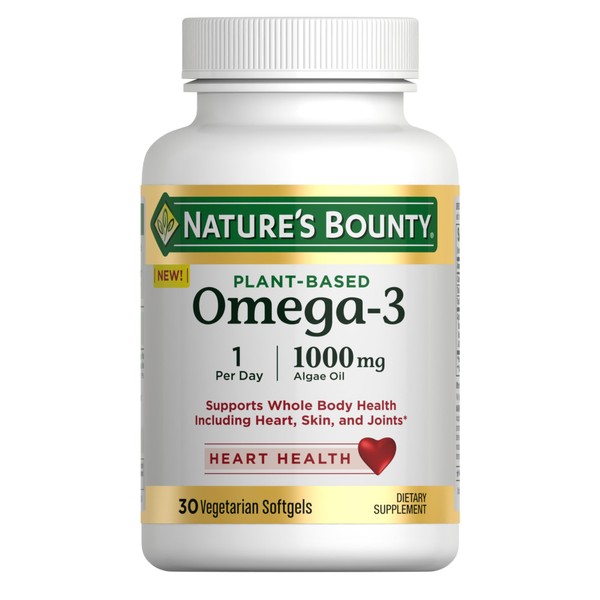 Nature's Bounty Nature's Bounty Omega 3, Plant-Based Omega 3 Fatty