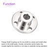 DMiotech 4pcs 8mm Inner Diameter H13xD16 Flange Coupling Connector Rigid