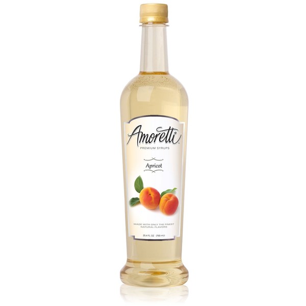 Amoretti Premium Syrup, Apricot, 25.4 Ounce