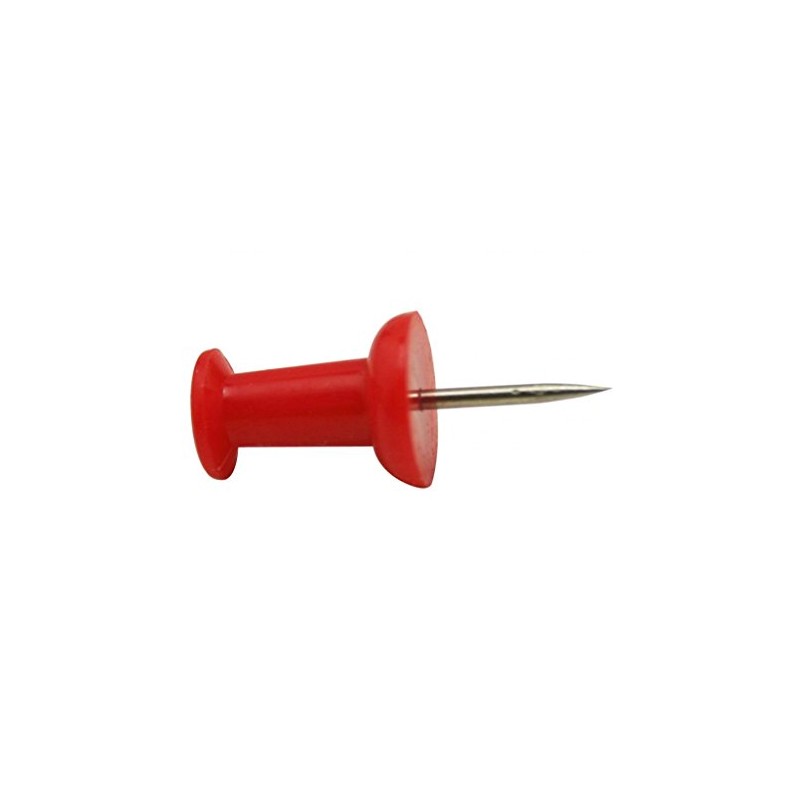 Ximkee Plastic Head Push Pins Color Red Pack of 100