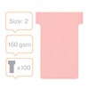 Nobo T-Cards Tab Top 15mm W60x Bottom W48.5x Full H85mm