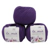 la mia 3 Skein - Premium Mercerized Cotton Yarn -