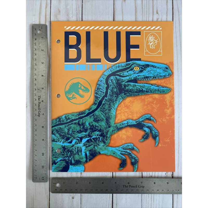 Universal Studios Jurassic Park World 2 Folders + Spiral Notebook