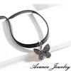 AVANCE Butterfly Choker Necklace, Women's, Silver, Gold