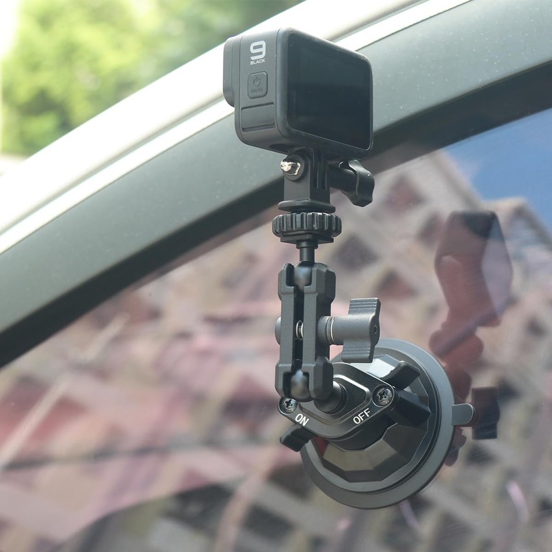 Upgraded Car Suction Cup Base with17mm Ball, Compatible with17mm Double