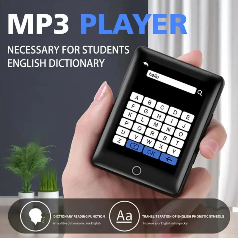 Reproductor Bluetooth Hifi Mp4/mp3, Radio Fm, Soporte De 128