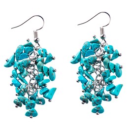 Pendientes de cristal, Acero inoxidable, estilo-8