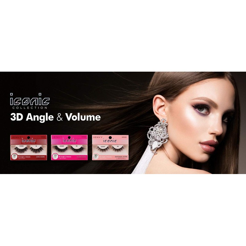 i-Envy 3D Glam Collection Multi-angle & Volume (3 PACK, KPEI08)