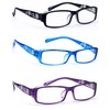 Women's Ladies Slim Reading glasse Original Retro Vintage +0.50 +0.75