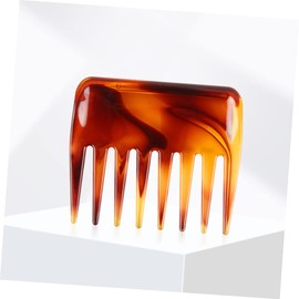 Gatuida 2Pcs Vintage Wide Tooth Combs for Hairstyling for and Side Durable and Lightweight with Comfortable Grip for Detangling Hair