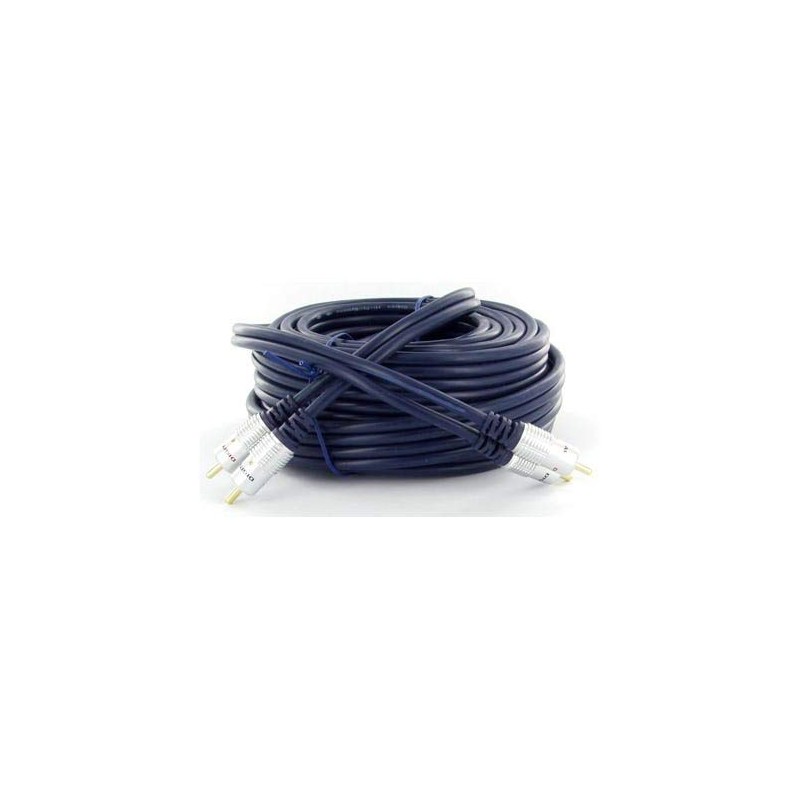 10m Stereo Audio Cable 2RCA Male to 2RCA Male Red