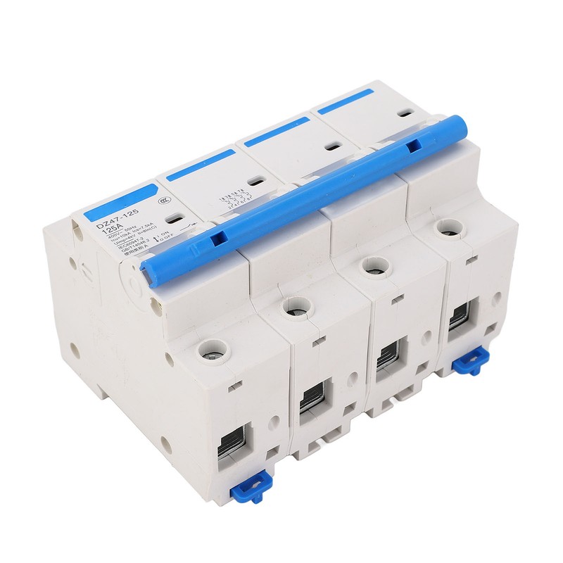 125A 4P Miniature Circuit Breaker 400V Air Switch PC Flame