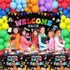 AIBIIN Back to School Balloons Garland Arch Kit 143Pcs Rainbow