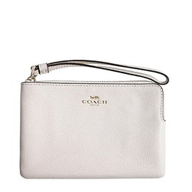 コーチ COACH 小物 セカンドバッグ・ポーチ レディース アウトレット レザー ラグジュアリー クロスグレーン コーナー ジップ リストレット F58032 IMCHK チョーク コーチ COACH レディース