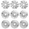 Bestgle 9Pcs 45mm Wave Rotary Cutter Pinking Blades, Refill Steel