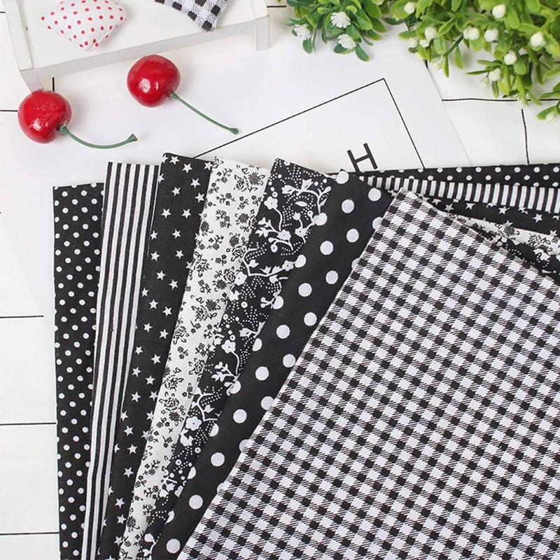 SaveSooo Fabric Cloth Patchwork Fabric Floral Pattern Patchwork Cloth Cut