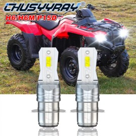 CHUSYYRAY LED Headlight For Honda Fourtrax TRX300FW 1988-2000 6000K White 80W Light Bulb