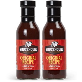 Saucehound Original Championship Recipe BBQ Sauce, Delicious Competition Barbecue, 15oz (15 Ounce (Pack of 2))
