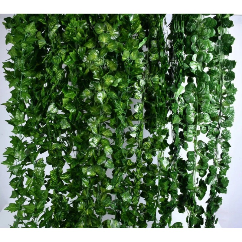 Homheal Enredaderas Artificiales Colgantes Para Decoración 12 Uds.