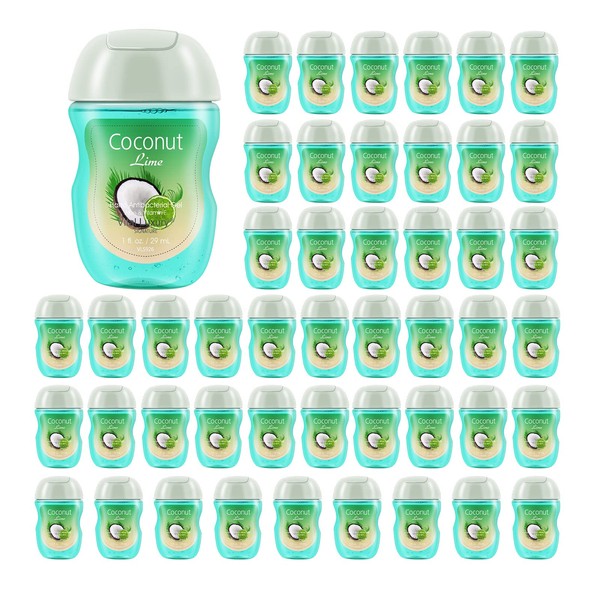 Vital Luxury Signature - Antibacterial Hand Sanitizer-Coconut Lime,1 Fl,Oz Each(Pack of 48)