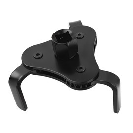 carleef Adjustable Oil Filter Wrench Tool,3 Jaw 2 Way Oil Filter Remover Tool from 2-1/2 Inch to 4.5 Inch,Universal Car Accessories Oil Filter Tool for Most Cars Trucks (Black)