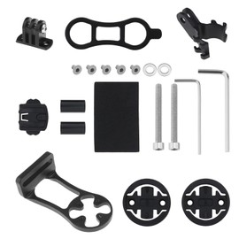 SING F LTD Bicycle Bracket Code Holder Kit Compatible with Wahoo Elemnt/Elemnt Bolt/Elemnt Mini Out Front Combo Bike Mount for Bicycle Black