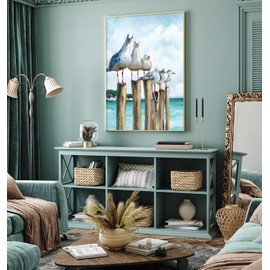 ShengDexin Diamond Painting Adult Animals Seagull 30 x 40 cm