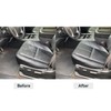BABERGOU Black Leather Driver or Passenger Bottom Seat Cover Compatible