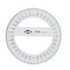 Alvin Drafting Circular Protractor 4" No. P236 Beveled Edges NEW