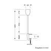 ledscom.de KLUK GU10 Clamp Light with Gooseneck, White with GU10,