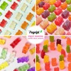 Puyeipt 4 PCS Silicone Gummy Bear Molds, 200 Cavity Non-stick