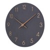 ACCSHINE Wooden 30cm Silent Wall Clocks for Home Decor Living