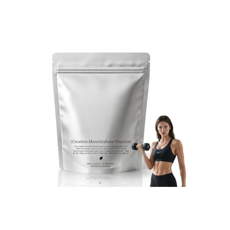 JIASHA Creatine and Taurine Powder for Enhanced Performance