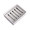 IMEEA Ceramic Soap Dish Holder SUS304 Stainless Steel Double Layer