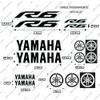 Sticker Set Compatible with Tank and Motorcycle Helmet | Clear