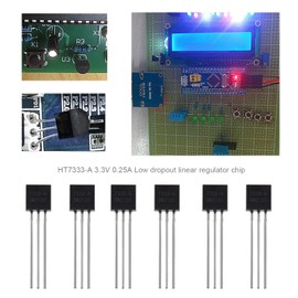 Be In Your Mind 20pcs HT7333-A 3.3V 0.25A LDO Linear Voltage Regulator 3 Terminals 250mA Fixed Output Voltage Nominal 3.3V Through Hole