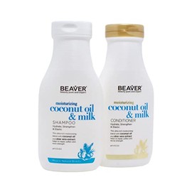 BEAVER Moisturizing Coconut Oil & Milk Shampoo AND Conditioner 730 ml