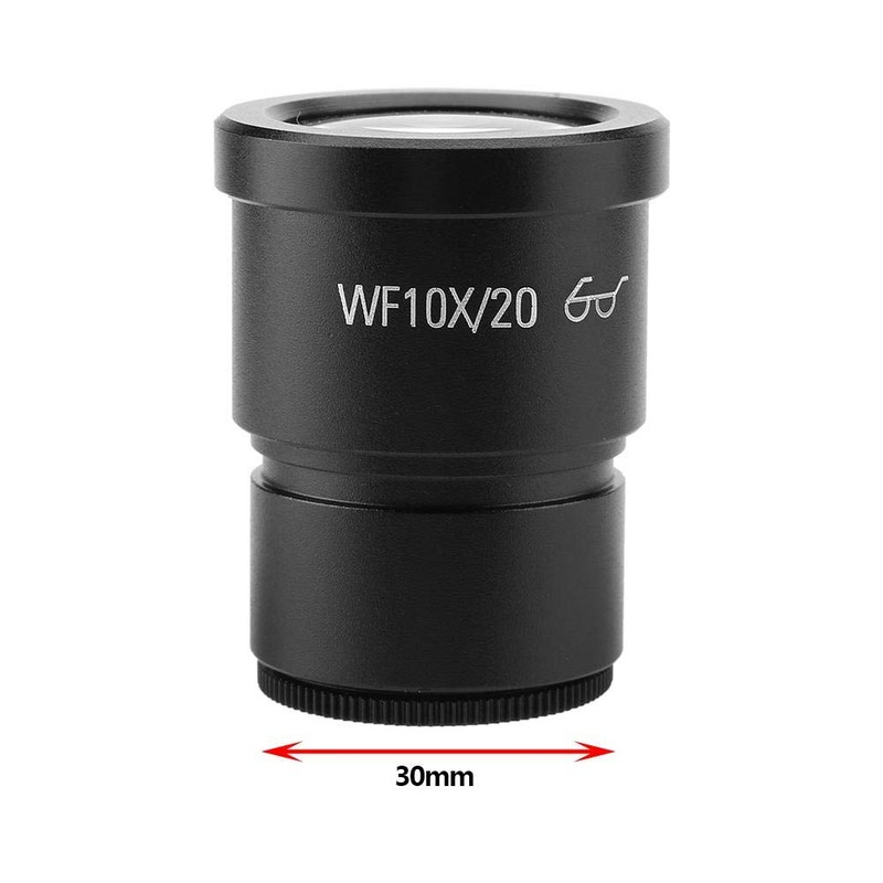 Microscope Lens 1 PCS WF10X/20 Wide Field Stereo Microscope Eyepieces