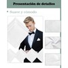 12 Piezas Pañuelos Para Hombre, Pañuelo Para Traje, Adecuado Una
