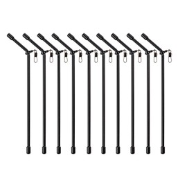 Zite Fishing Anti-Tangle Boom Sleeves Set of 10 with Swivels Curved Spacer Tube for Feeder